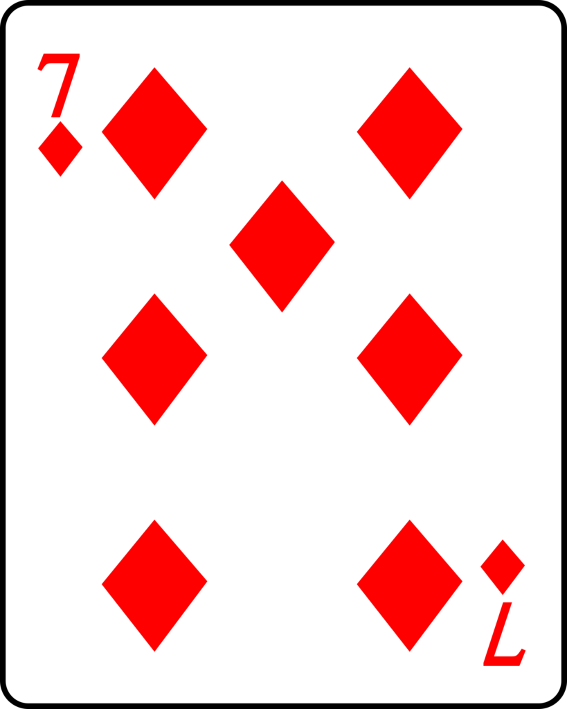 2000px Playing card diamond 7.svg